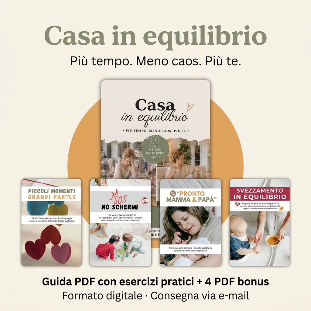 Proposta immagine del pacchetto Casa in equilibrio con quattro PDF bonus